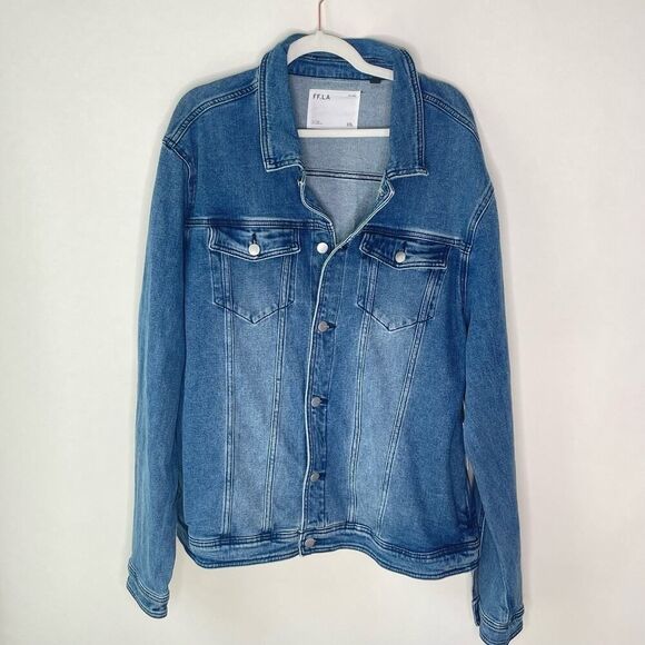 Other - FF LA Five Four Los Angeles Denim Jean Jacket 2XL
